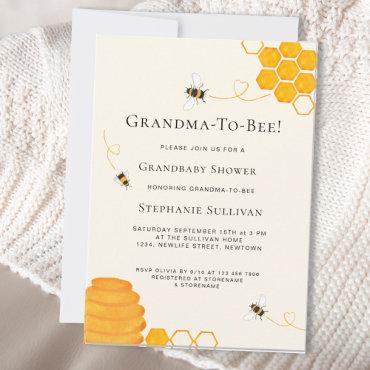 Grandma To Bee Baby Shower