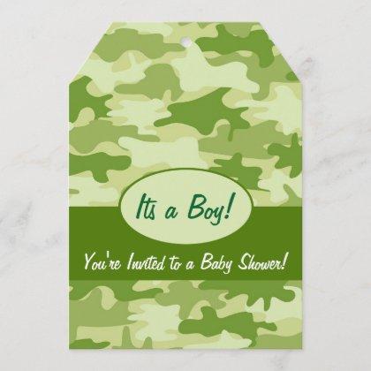 Green Camo Camouflage Boy