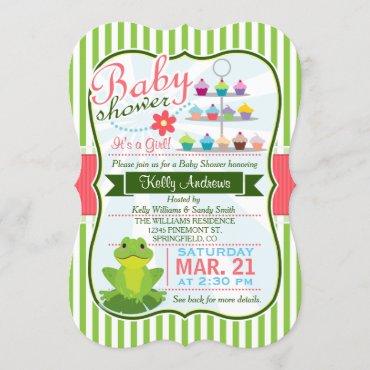 Green, Pink, and White Frog Theme