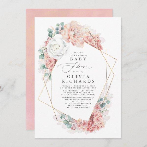 Greenery and Dusty Rose Floral
