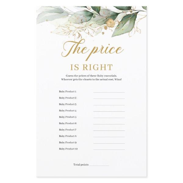 Greenery eucalyptus leaves the price is right game