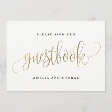 Guestbook Sign - Lovely Calligraphy