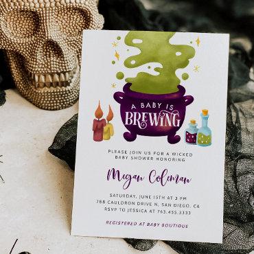 Halloween Baby Is Brewing Witch