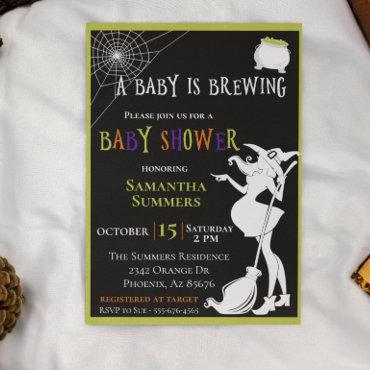 Halloween Baby is Brewing Witch