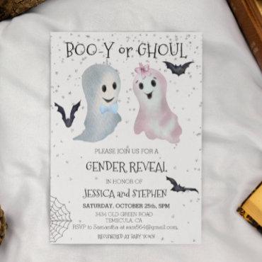 Halloween Boo-y and Ghoul Gender Reveal Ghosts