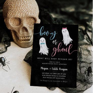 Halloween Gender Reveal  | Booy or Ghoul