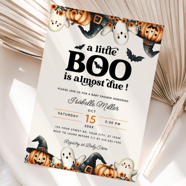 Halloween Little Boo Fall Pumpkin