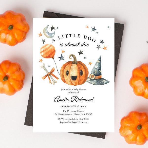 Halloween Pumpkin Little Boo