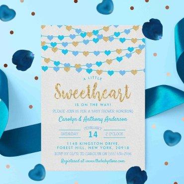 Hanging Love Hearts Little Sweetheart