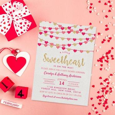 Hanging Love Hearts Little Sweetheart