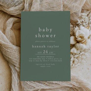 HANNAH Boho Modern Sage Green Simple