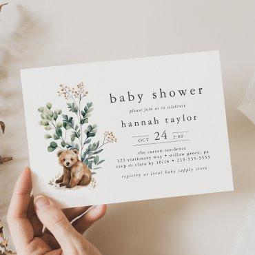 HANNAH Cute Boho Summer Bear Woodland
