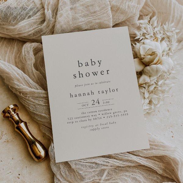 HANNAH Modern Vintage Cream Simple