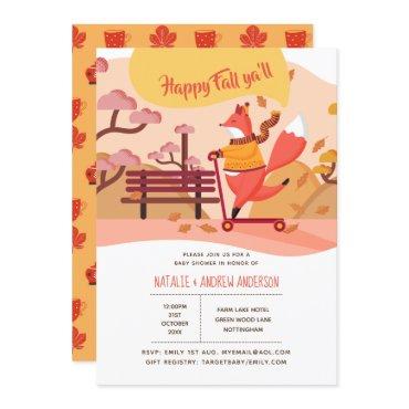 Happy Fall Ya'll Fox Hygge Folk Art
