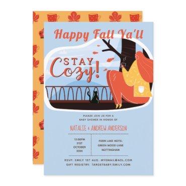 Happy Fall Ya'll Stay Cozy Folk Art