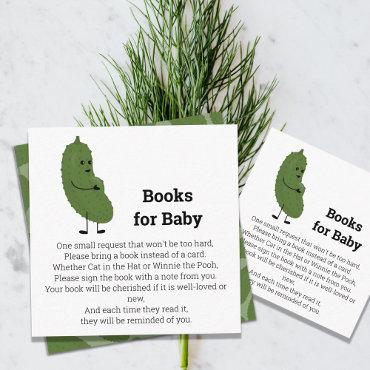 Happy pregnant pickle books for baby enclosure card