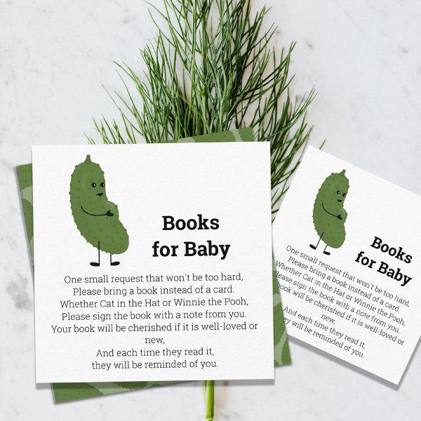 Happy pregnant pickle books for baby enclosure card