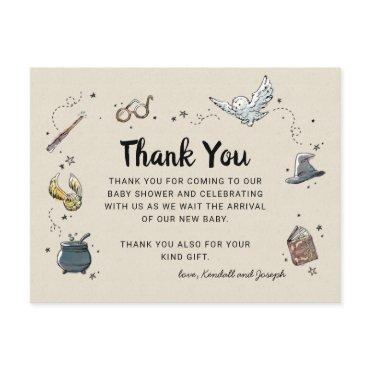 Harry Potter | Baby Shower Thank You Postcard
