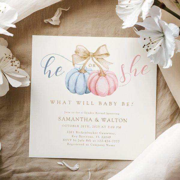 He or She Gender Reveal Party