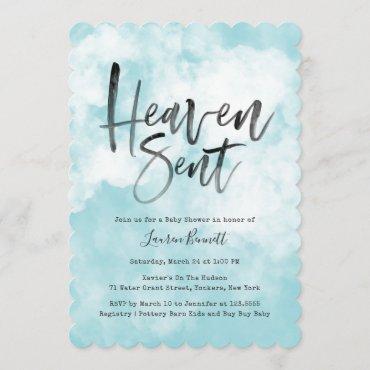 Heaven Sent | Baby Shower | Blue