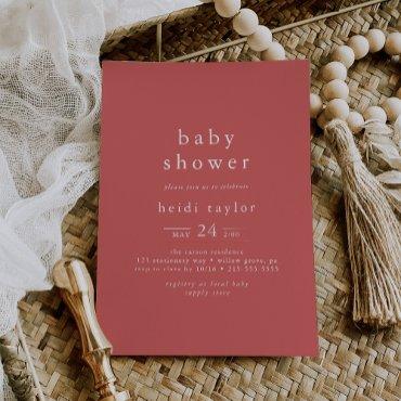 HEIDI Boho Red Summer Girl Simple