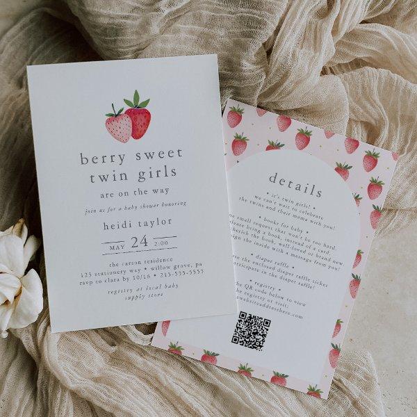 HEIDI Strawberry Berry Sweet Twin Girl