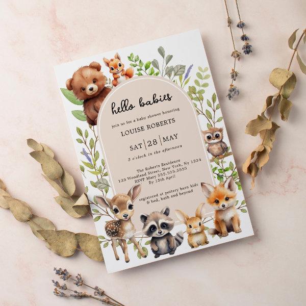 Hello Babies Boho Woodland Twin