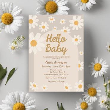 Hello Baby Retro Boho Daisy