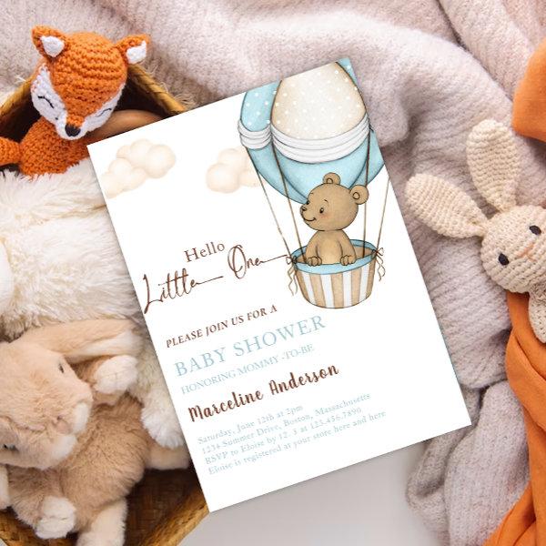 Hello Little One, Teddy Bear Balloon