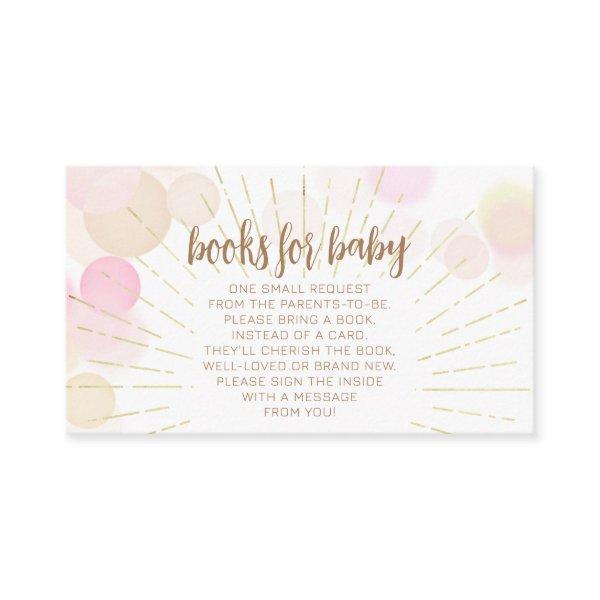 Hello Sunshine Boho Modern Happy Baby Girl Shower Enclosure Card