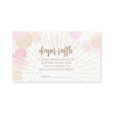 Hello Sunshine Boho Modern Happy Baby Girl Shower Enclosure Card
