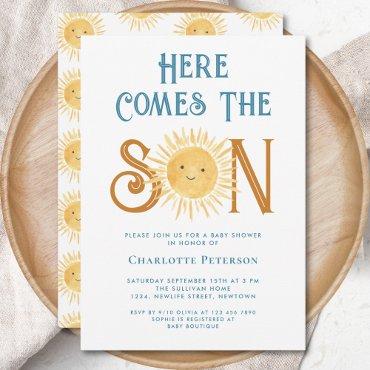 Here Comes The Son Baby Shower