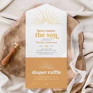 Here Comes the Son Sunshine Baby Shower All In One
