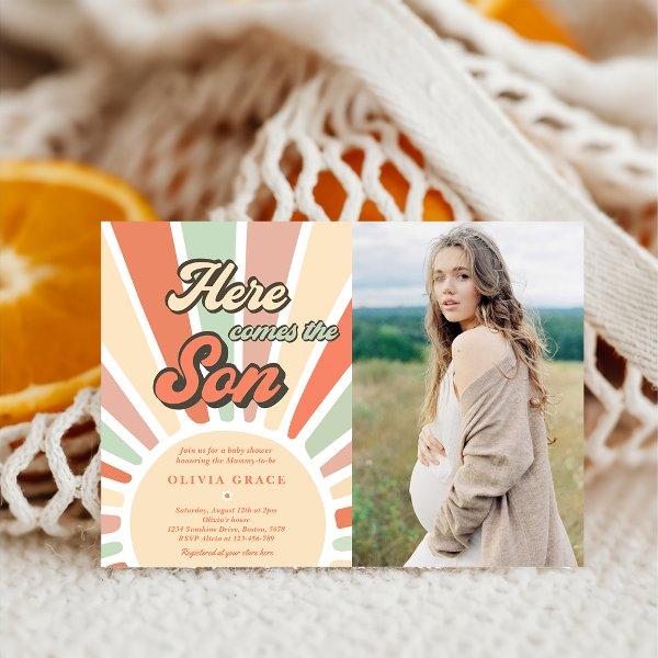 Here Comes The Son Sunshine Baby Shower Photo