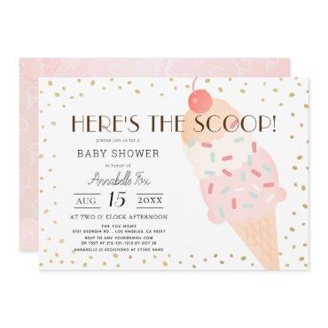 Here's the Scoop Ice Cream Pink Girl