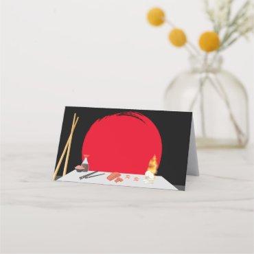 Hibachi Birthday Dinner Place Cards