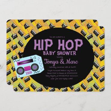 Hip Hop Baby Shower Party Cassette BoomBox