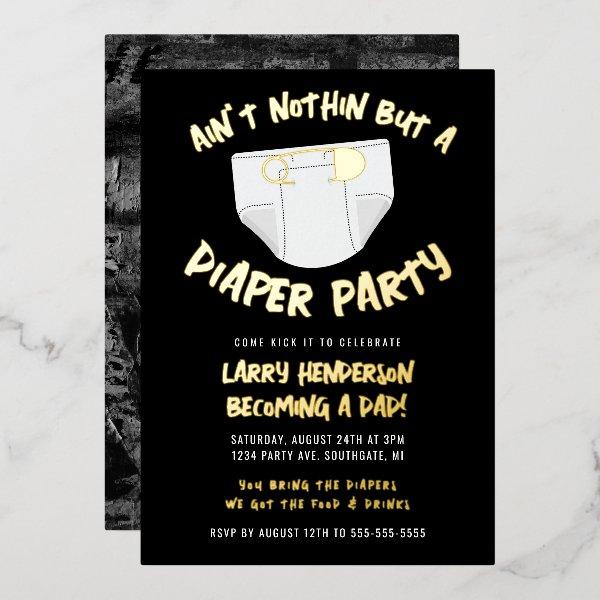 Hip Hop Diaper Party Foil