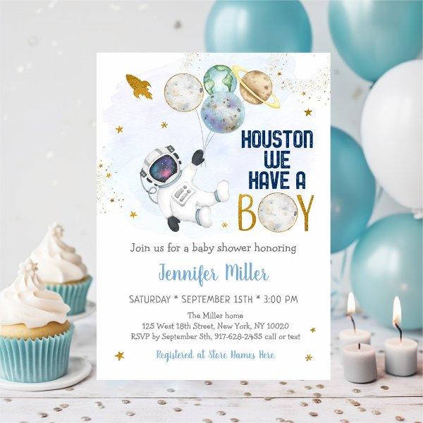 Houston We Have A Boy Astronaut Space