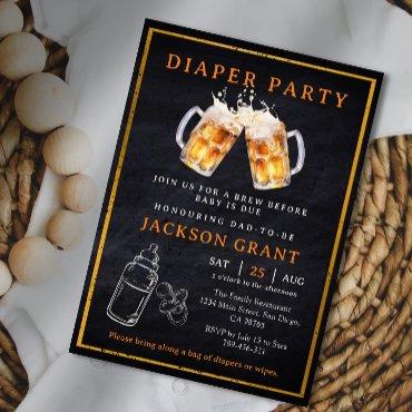 Huggies and Chuggies Beer Diaper Party