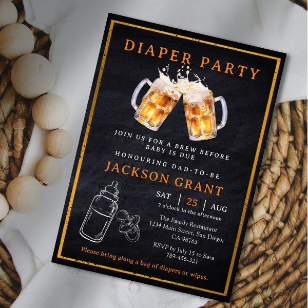 Huggies and Chuggies Beer Diaper Party