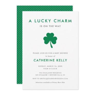 Irish Lucky Charm Spring Baby Shower Green