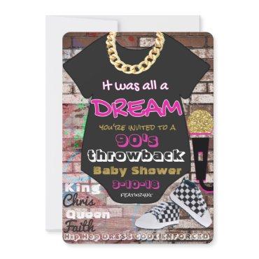 It was all a Dream| 90's Hip Hop Pink & Gold