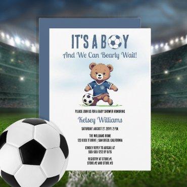 It's A Boy Bearly Wait Soccer Player