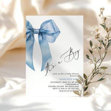 Its a boy Blue Bow Elegant