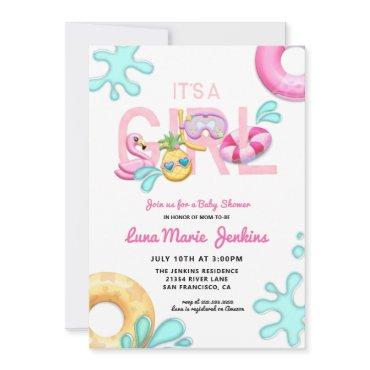 It's a Girl Fun Summer Tropical Pool