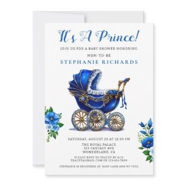 It's A Prince Blue Stroller