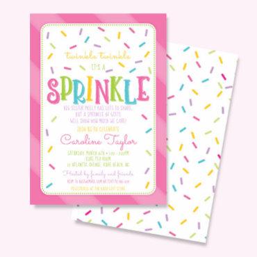 It's a Sprinkle  card pink