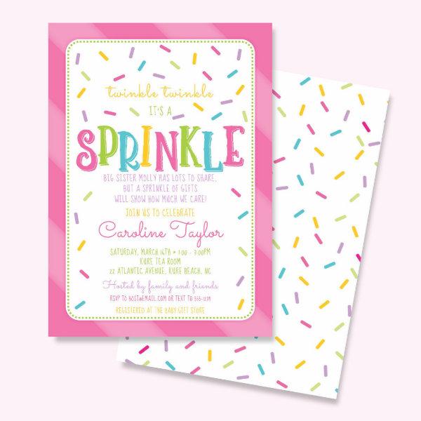 It's a Sprinkle  card pink