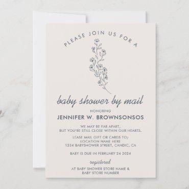 Ivory Flower Summer Fall Baby Shower by Mail
